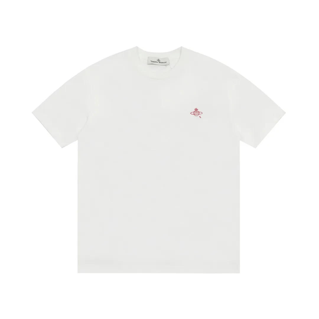 vivienne west wood The Queen Mother of the West Vivienne Saturn Embroidered Short Sleeve VIVI 157# "Exclusive Style" The new fabrics have been washed twice at high temperature + water. It is the only one in the entire network that achieves 0 shrinkage. The Solona thread is arranged. The threaded neckline does not deform. It is tight and dense. Welcome to compare. The entire series of correct accessories. Every detail is completely restored and can be stretched directly.